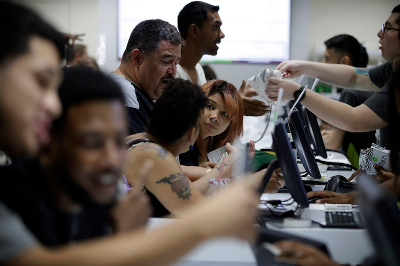 La transacción. Imagen: AP